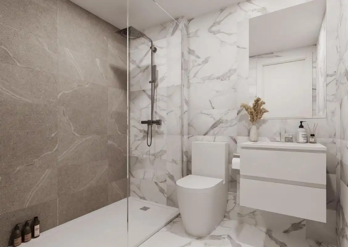 Baño de Apartamento en venta en Torrevieja con Aire acondicionado, Calefacción y Terraza