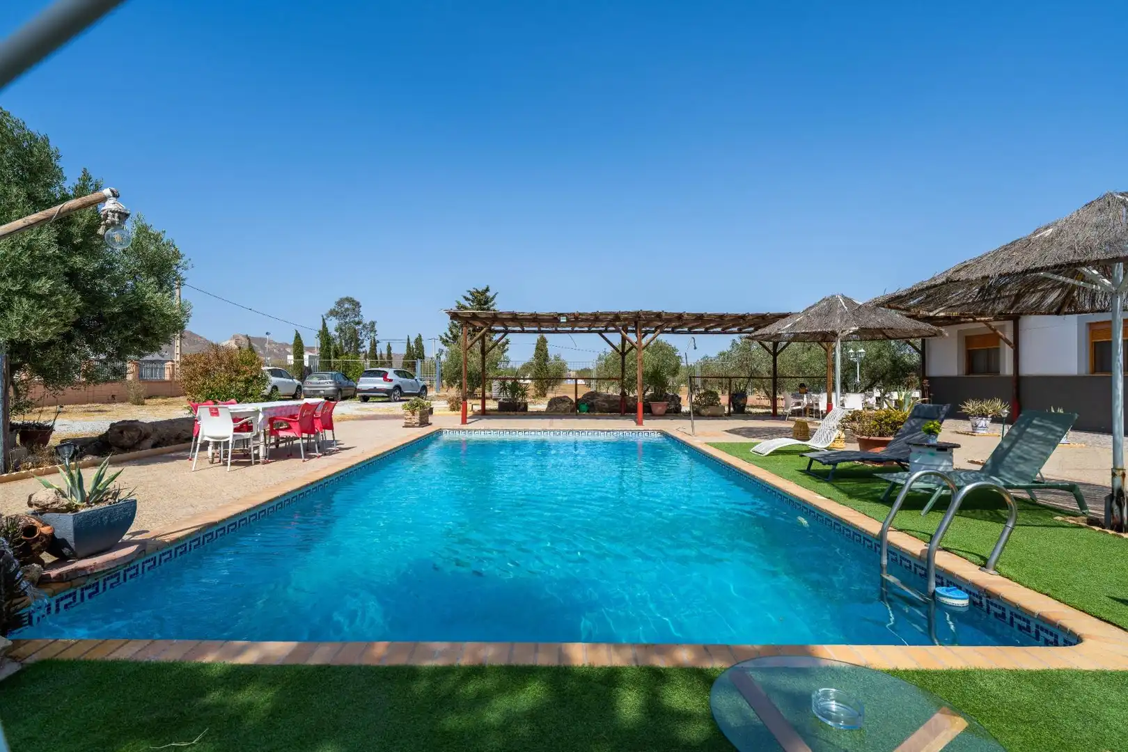 Piscina de Finca rústica en venta en Tabernas con Aire acondicionado, Jardín privado y Piscina