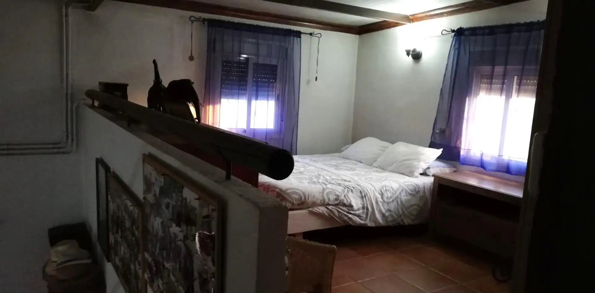 Dormitori de Casa o xalet en venda en Villanueva del Río y Minas amb Jardí privat, Terrassa i Traster