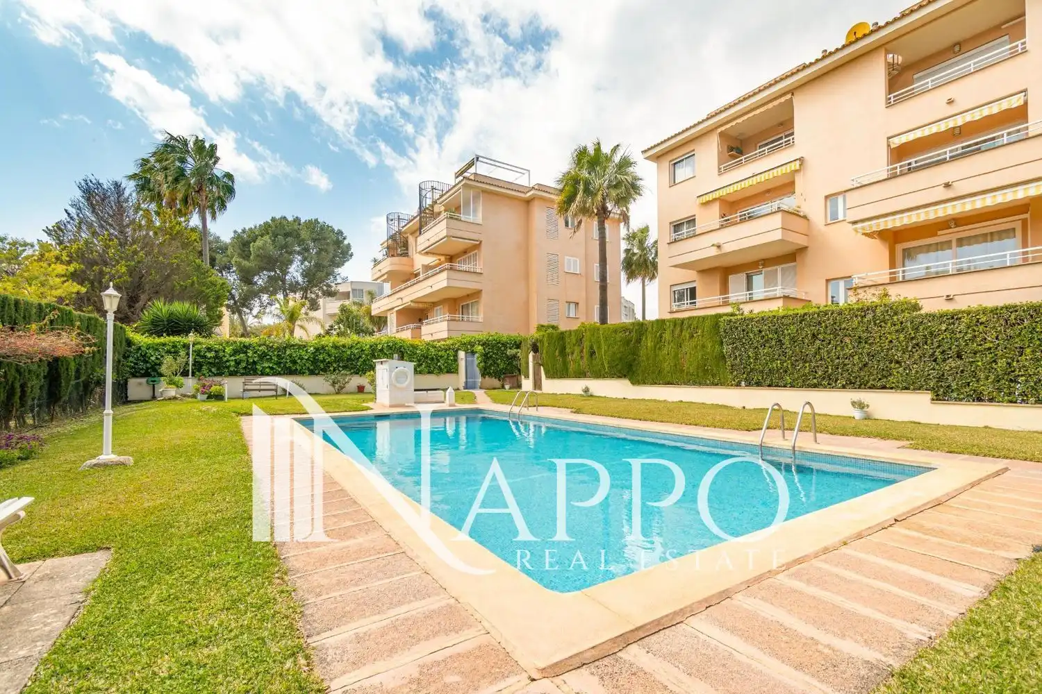 Exterior view of Duplexes for sale in Llucmajor  with Air Conditioner, Terrace and Swimming Pool