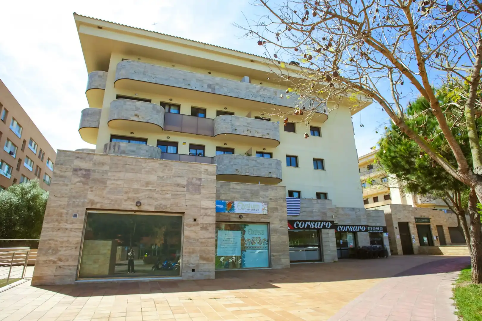 Vista exterior de Pis en venda en Lloret de Mar amb Calefacció, Jardí privat i Piscina