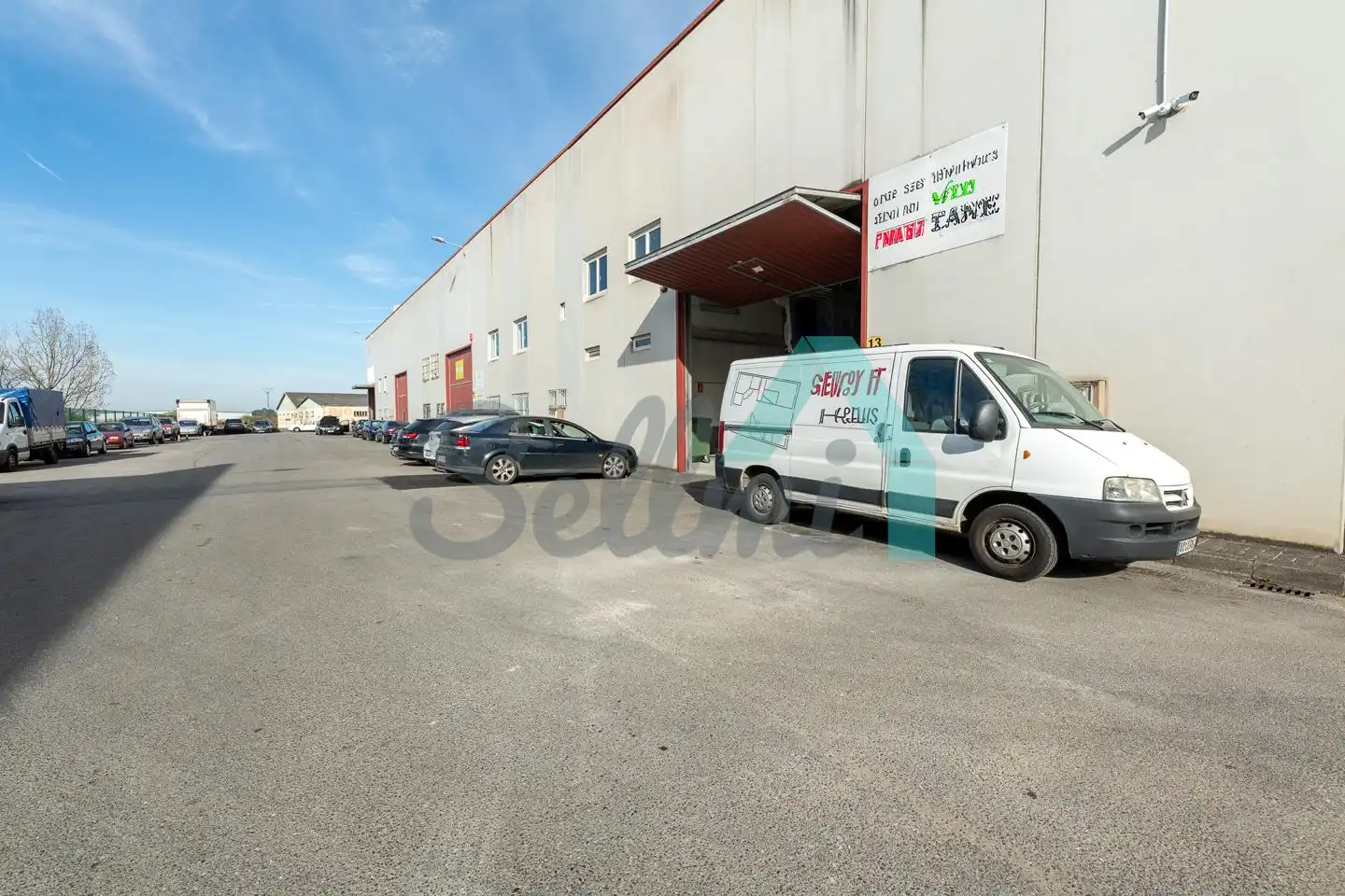 Exterior view of Industrial buildings for sale in Siero