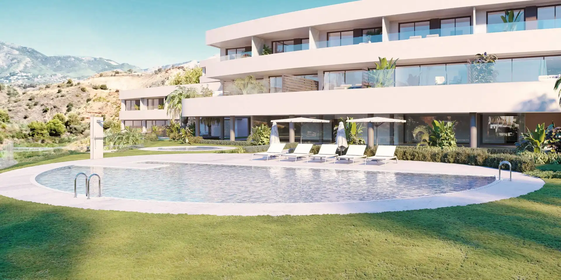 Exterior view of Detached homes for sale in Fuengirola  with Air Conditioner, Heating and Private garden