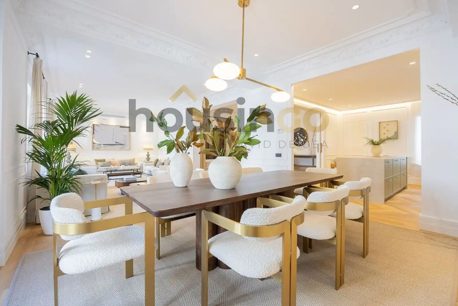 Dining room of Flat for sale in Madrid  with Air Conditioner, Heating and Parquet flooring