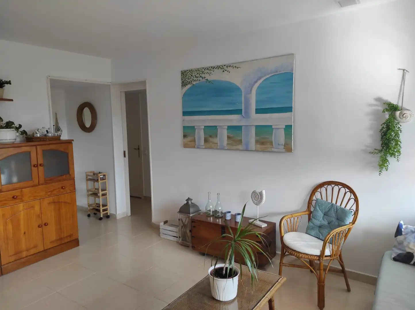 Sala d'estar de Apartament en venda en Tossa de Mar amb Jardí privat i Terrassa