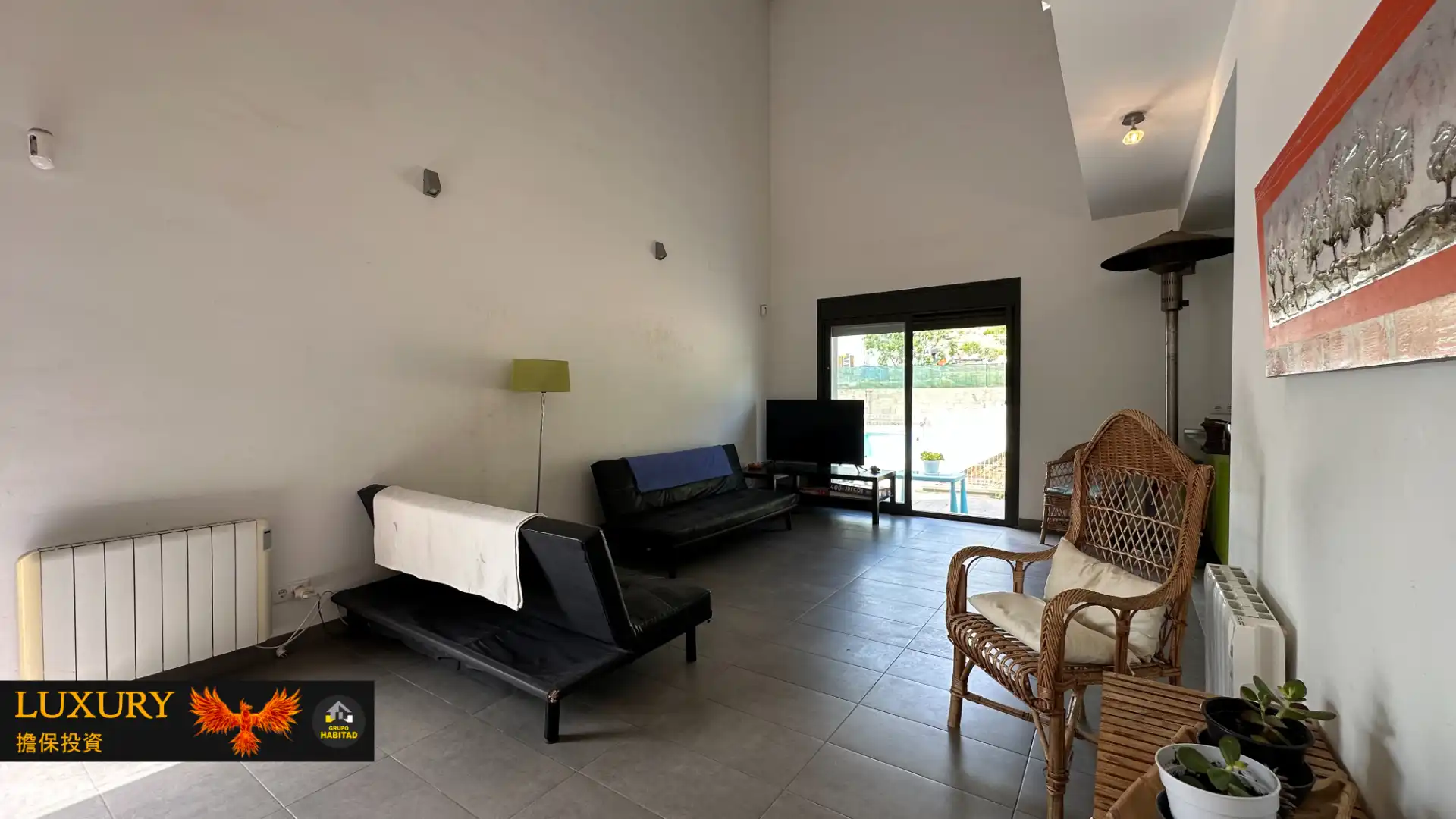 Wohnzimmer von Haus oder Chalet zum Verkauf in Cunit mit Heizung, Privatgarten und Schwimmbad