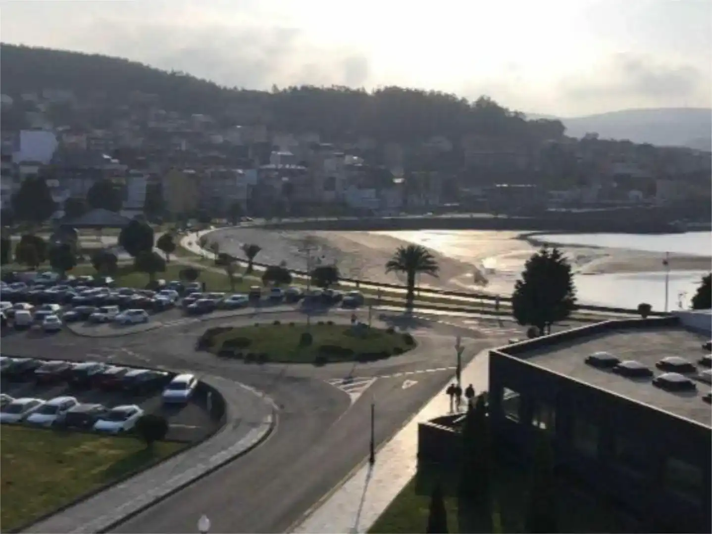 Vista exterior de Pis de lloguer en Cee amb Moblat i Balcó