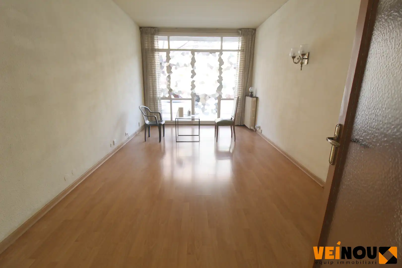 Sala de estar de Piso en venta en Barcelona con Aire acondicionado, Calefacción y Parquet
