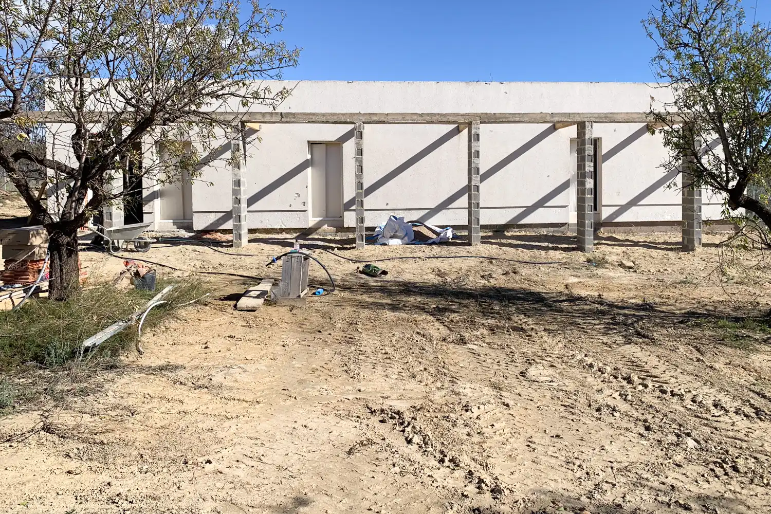 Vista exterior de Casa o chalet en venta en Villar del Arzobispo con Aire acondicionado, Calefacción y Jardín privado