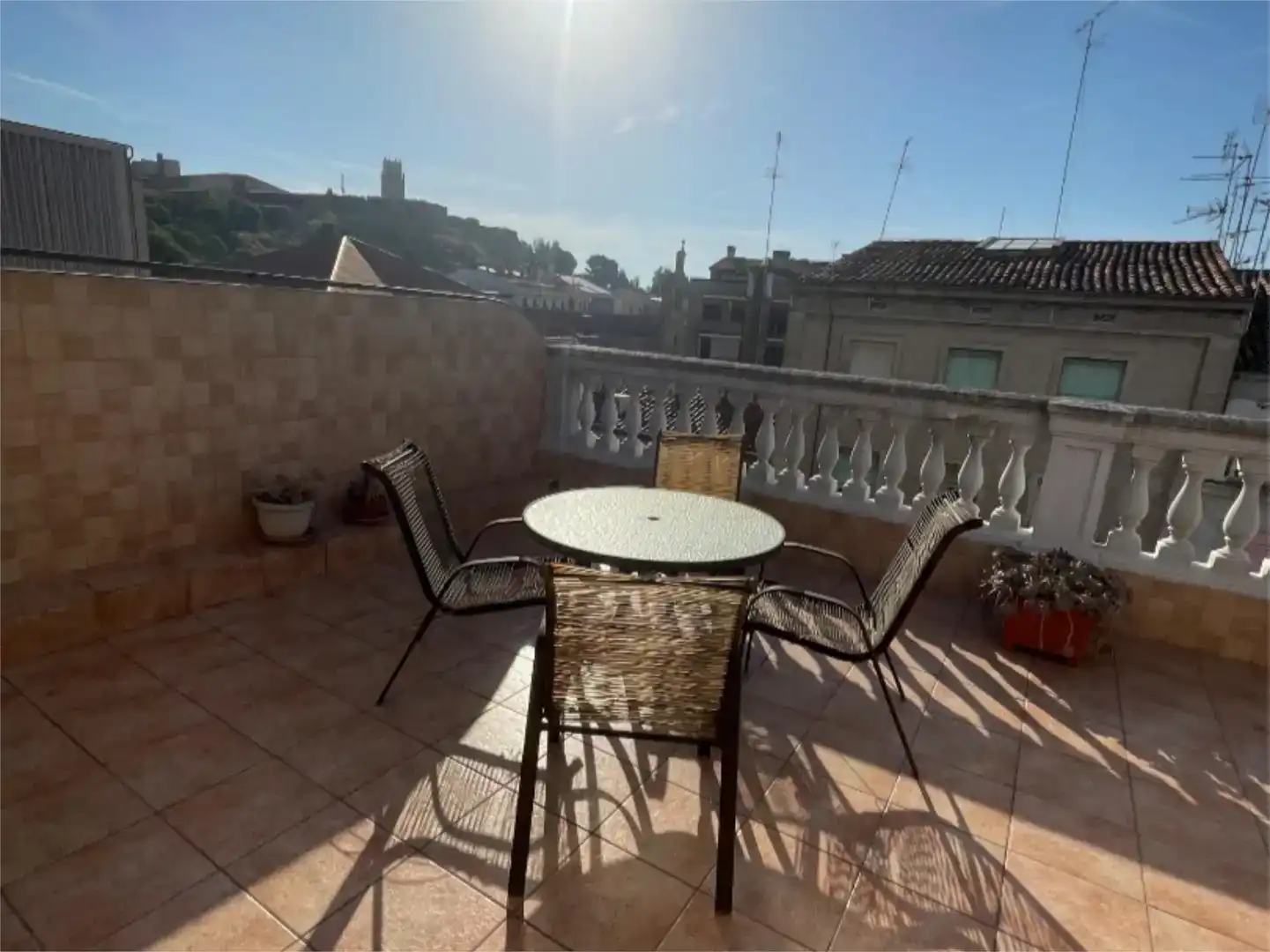 Terrasse von Wohnung zum Verkauf in  Lleida Capital mit Klimaanlage und Terrasse