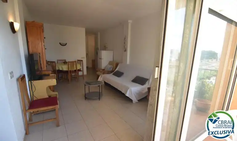 Living room of Flat for sale in Roses  with Heating, Private garden and Terrace