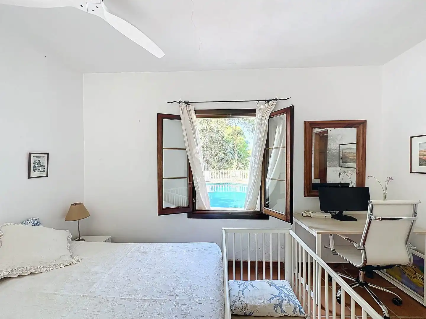 Schlafzimmer von Country house zum Verkauf in Es Mercadal mit Heizung, Privatgarten und Terrasse