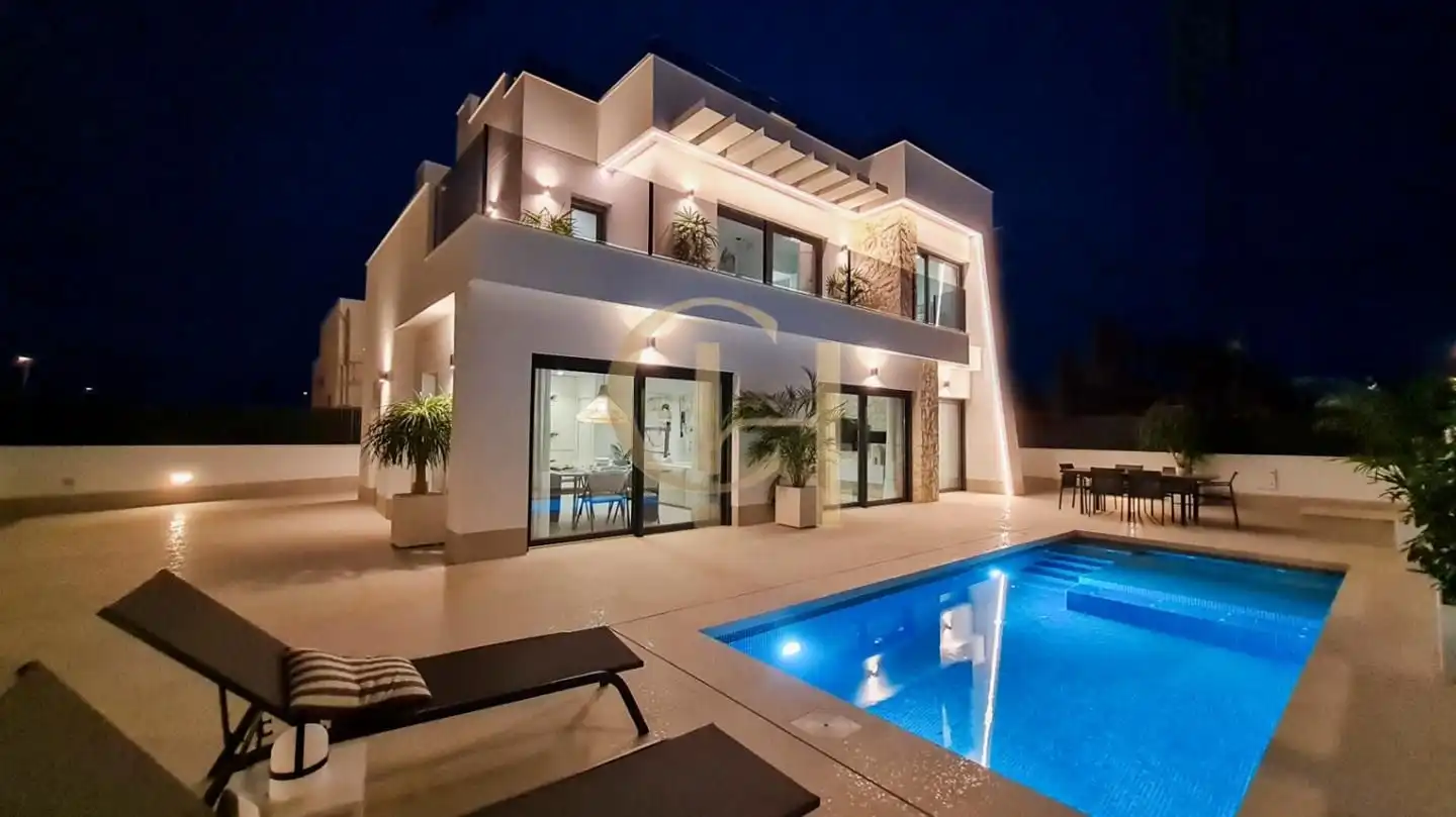Terraza de Casa o chalet en venta en Los Alcázares con Calefacción, Terraza y Piscina