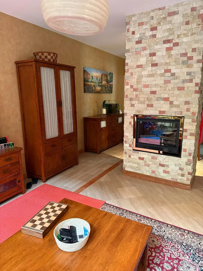 Sala d'estar de Casa adosada en venda en Mocejón amb Aire condicionat, Jardí privat i Terrassa