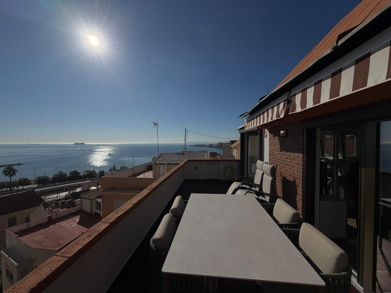 Terrace of Attic for sale in Alicante / Alacant  with Air Conditioner, Terrace and Alarm