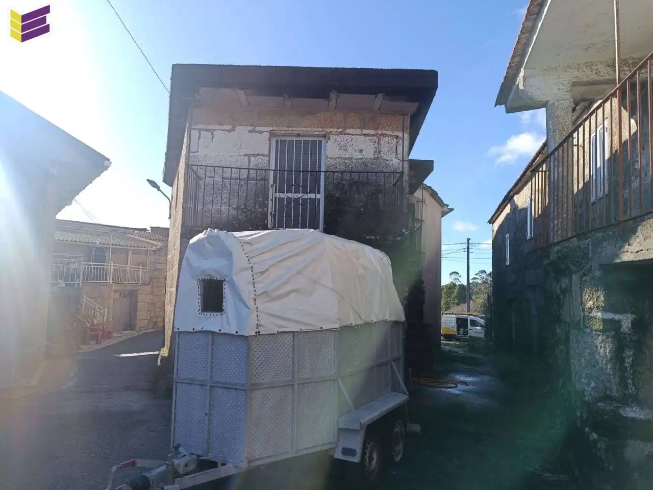 Vista exterior de Casa o chalet en venta en A Lama   con Calefacción, Jardín privado y Terraza