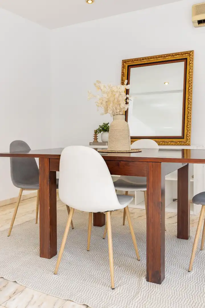 Dining room of Flat for sale in Valencia  with Air Conditioner