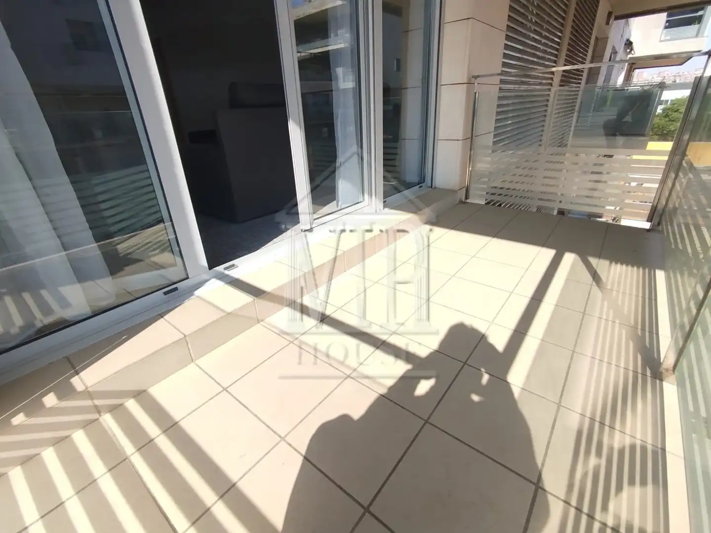 Terrace of Flat for sale in Badalona  with Air Conditioner, Heating and Furnished