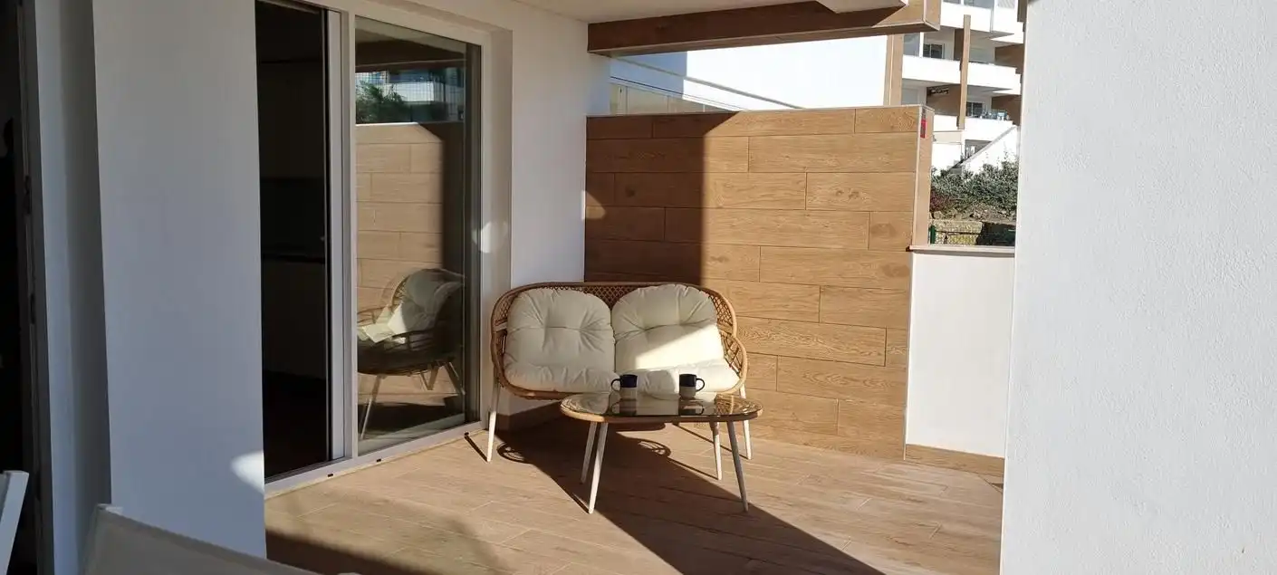 Terrassa de Apartament de lloguer en Torrox amb Aire condicionat, Calefacció i Jardí privat