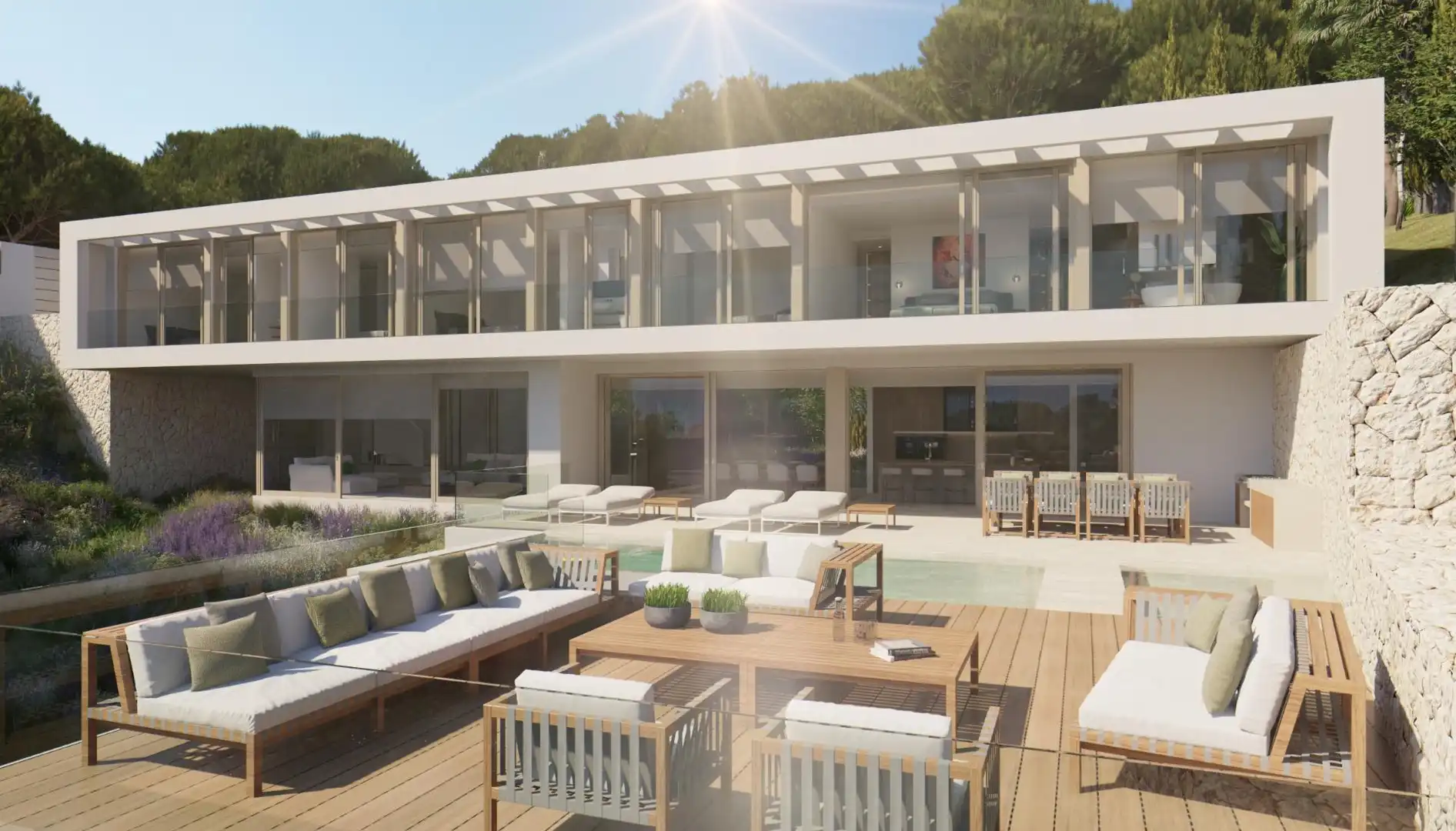 Terrassa de Casa o xalet en venda en Calvià amb Aire condicionat, Jardí privat i Traster