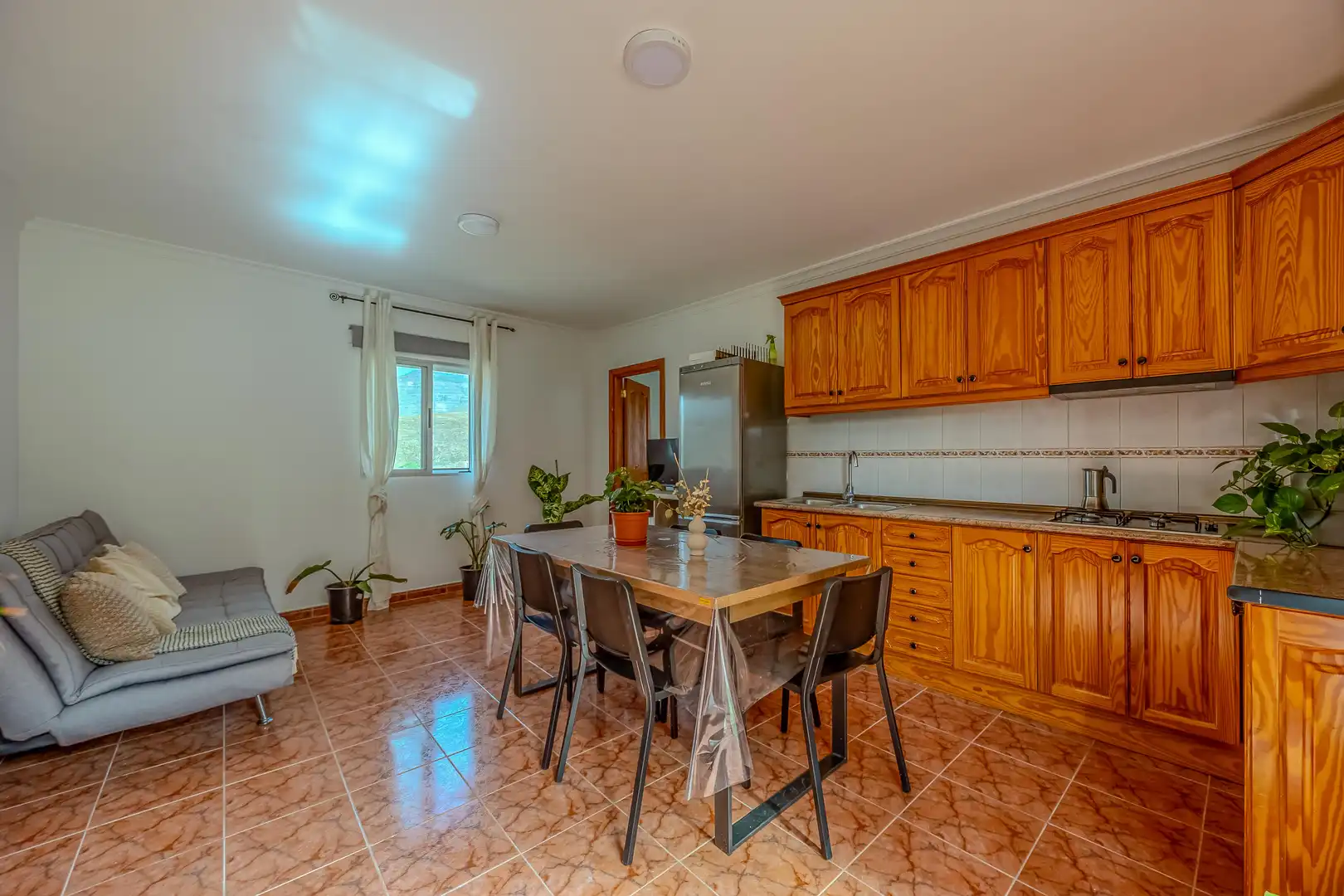 Cuina de Casa o xalet en venda en San Bartolomé de Tirajana amb Aire condicionat, Jardí privat i Terrassa