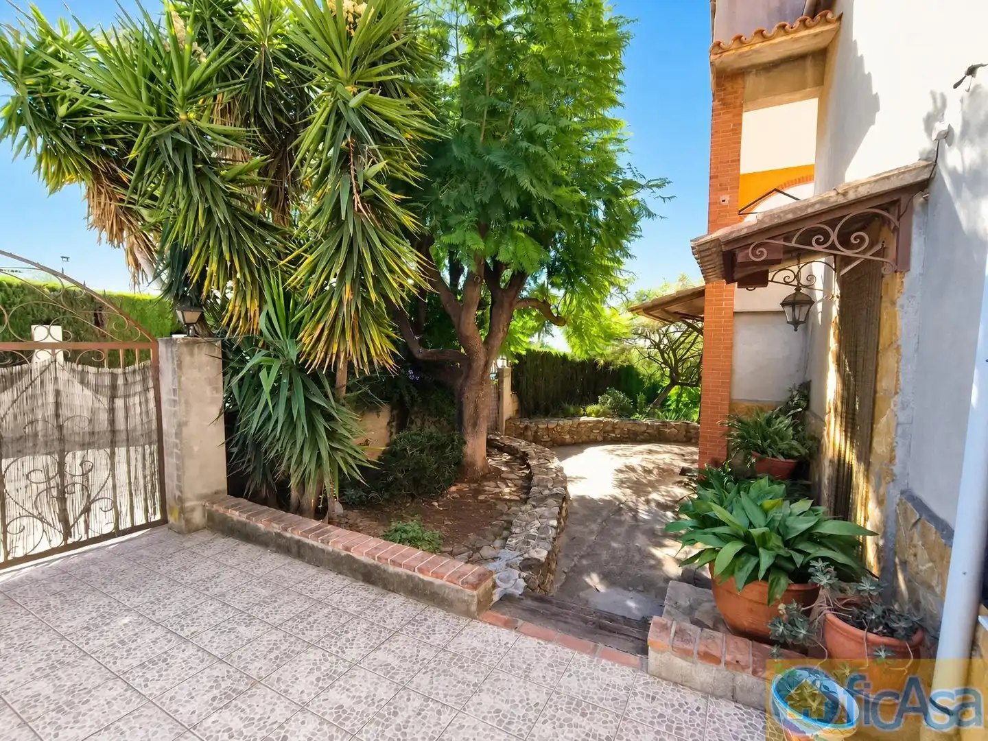 Garden of Houses for sale in Borriol  with Terrace, Storage room and Swimming Pool