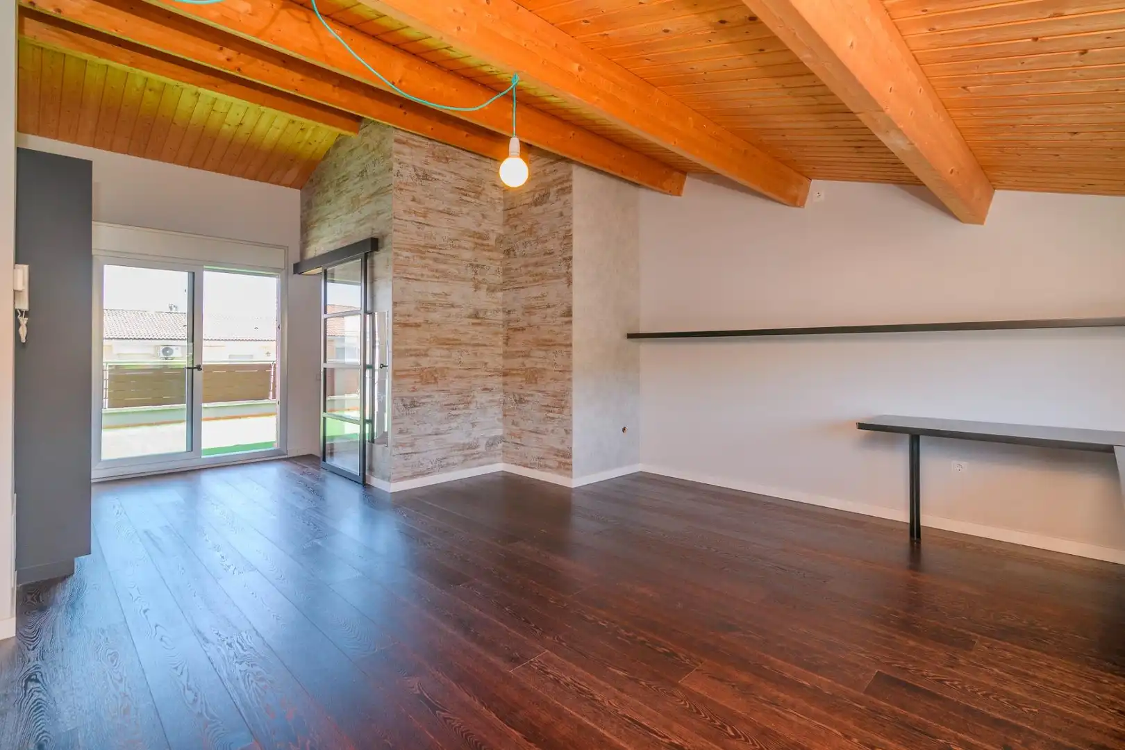 Sala d'estar de Casa o xalet en venda en Santpedor amb Calefacció, Jardí privat i Parquet