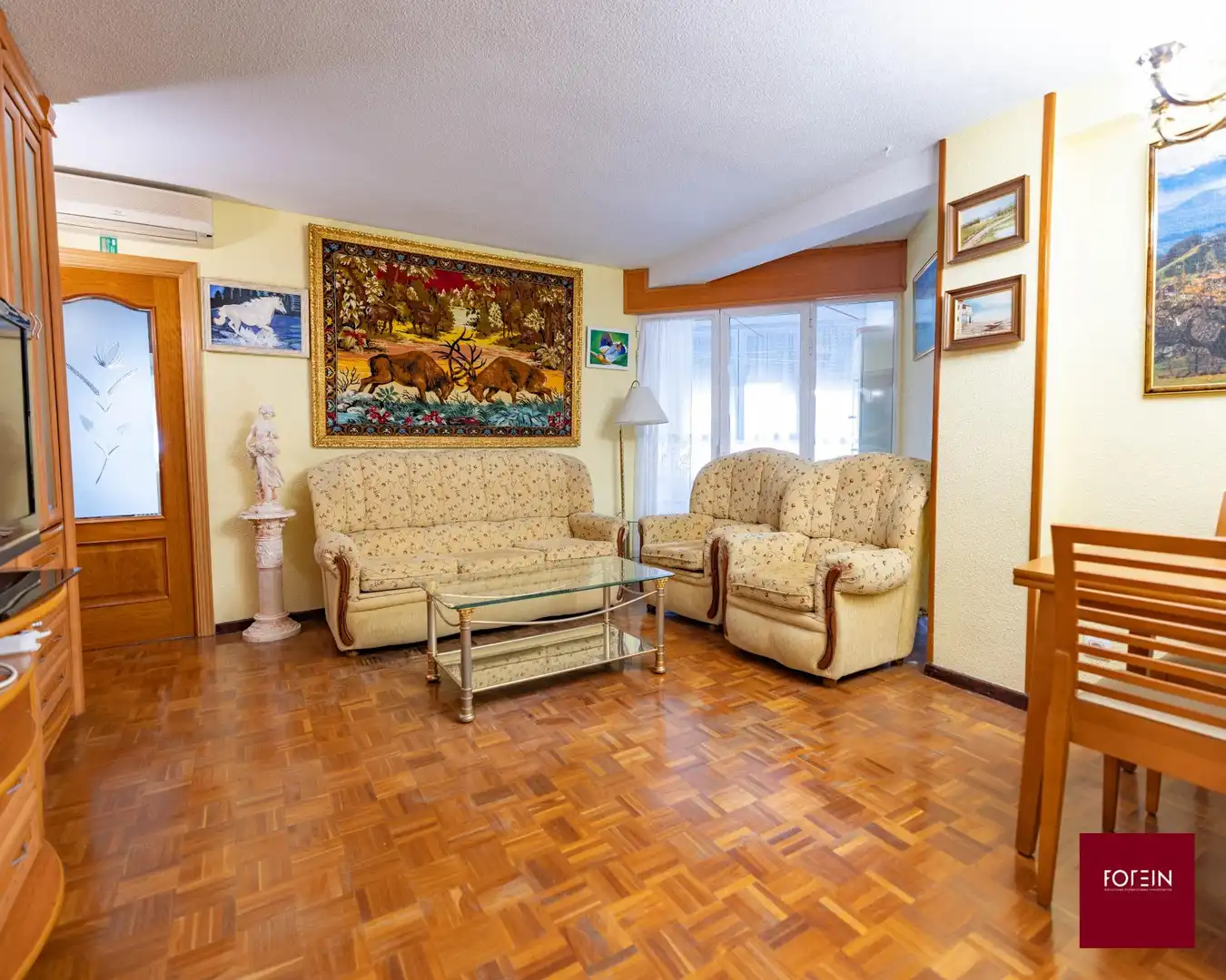 Sala de estar de Piso en venta en Guadalajara con Aire acondicionado, Calefacción y Parquet