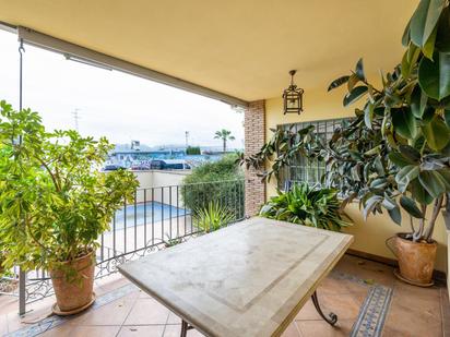 Terrace of Single-family semi-detached for sale in Vegas del Genil  with Air Conditioner, Terrace and Swimming Pool
