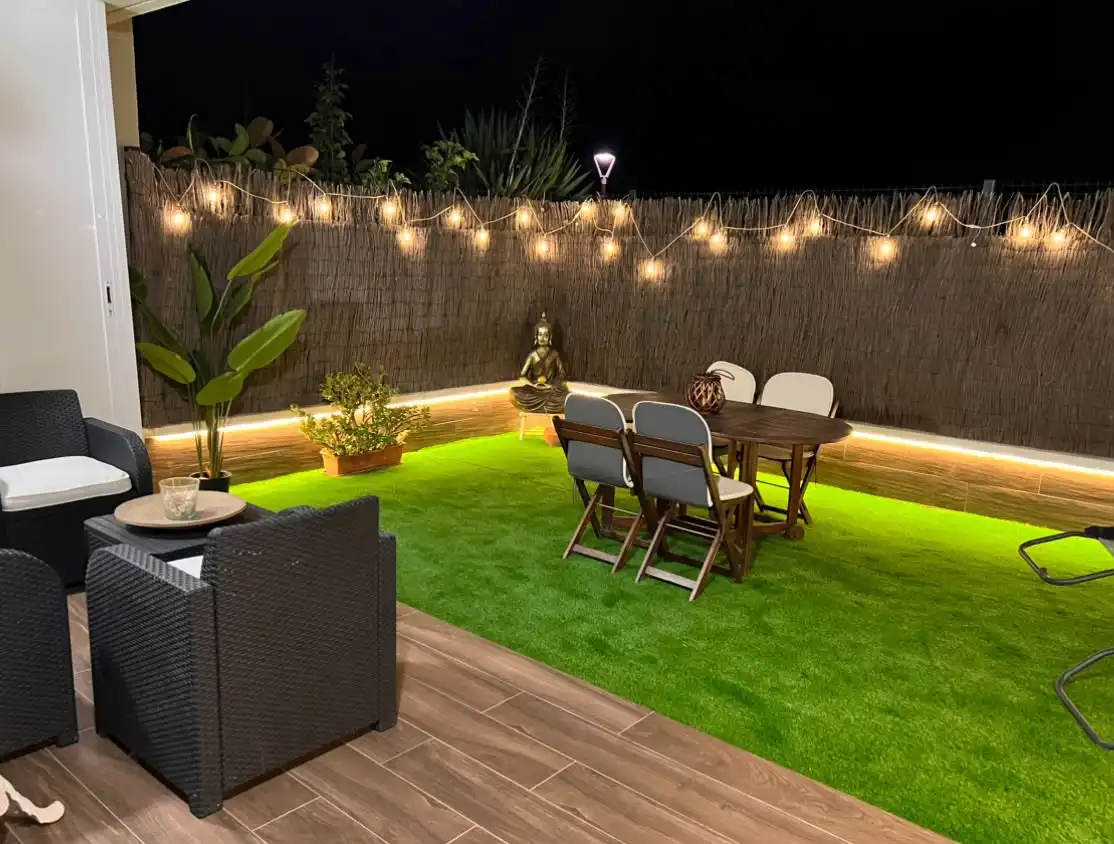 Terrasse von Wohnung zur Miete in Altafulla mit Klimaanlage, Heizung und Privatgarten