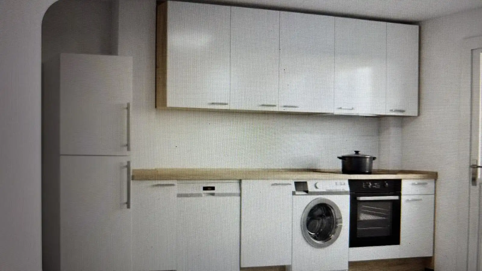 Cocina de Apartamento de alquiler en Las Rozas de Madrid con Aire acondicionado, Calefacción y Parquet