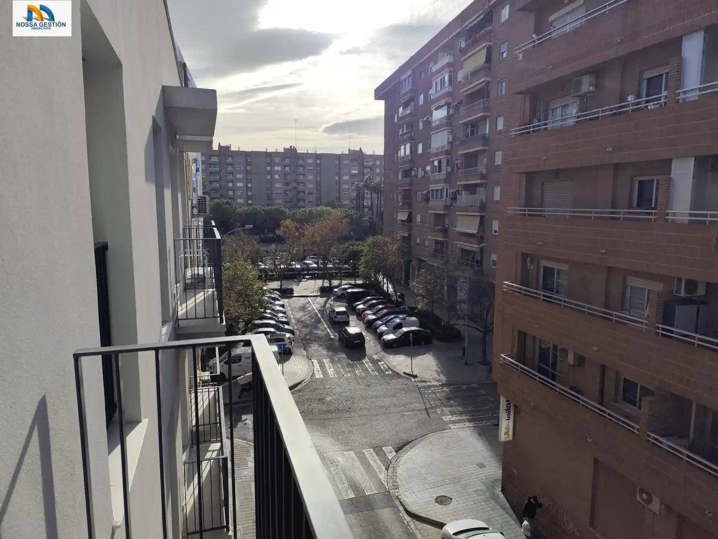 Vista exterior de Apartamento en venta en  Valencia Capital con Aire acondicionado, Jardín privado y Terraza