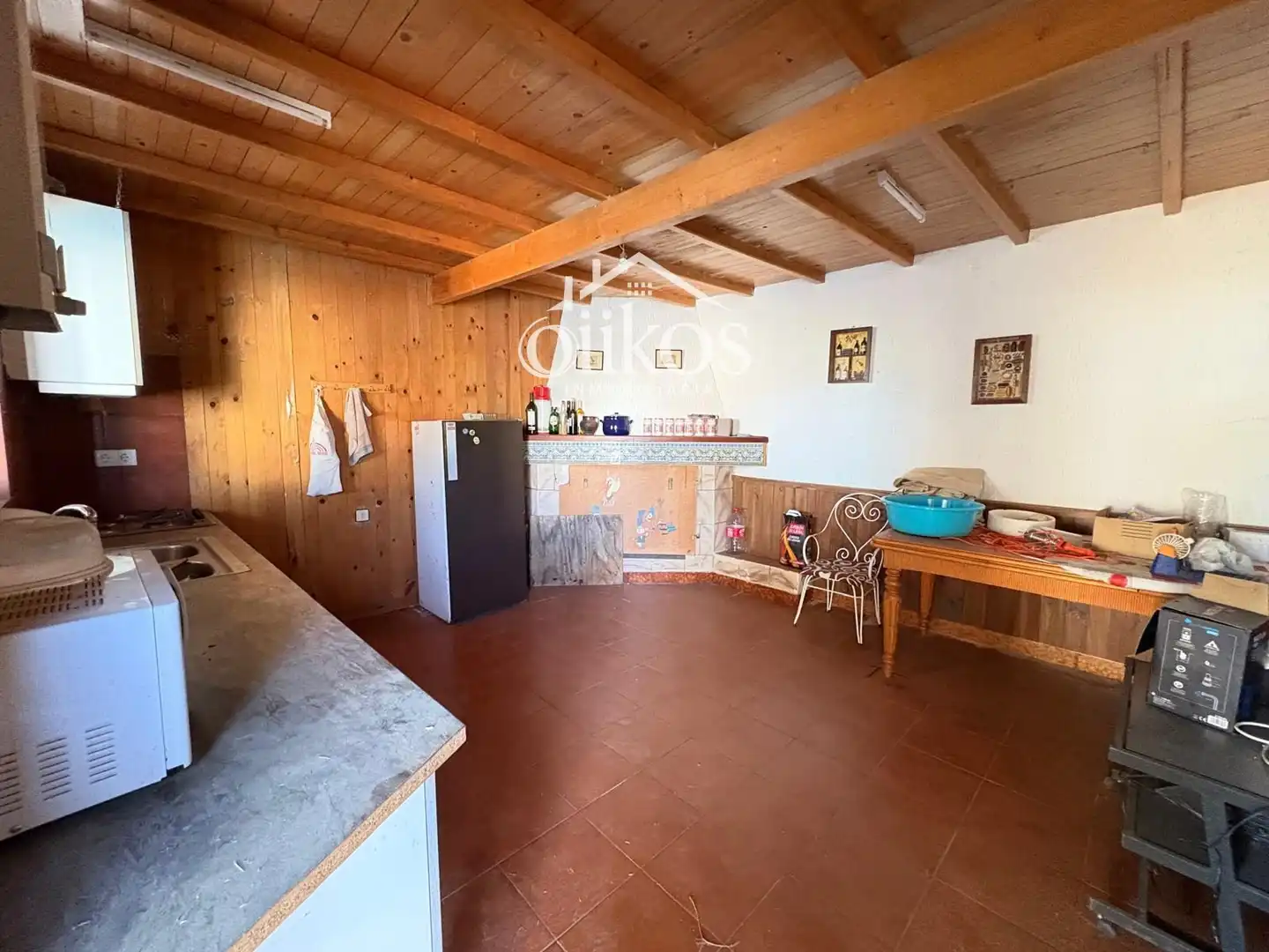 Cuina de Casa o xalet en venda en Vitigudino amb Calefacció, Piscina i Moblat