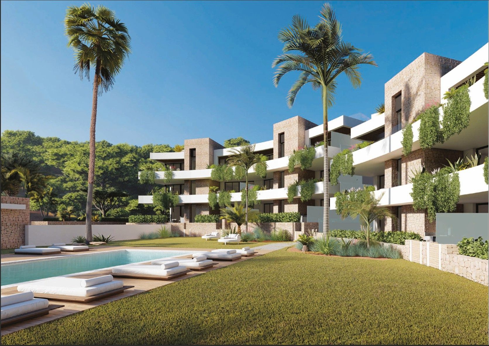 Vista exterior de Pis en venda en Cartagena amb Aire condicionat, Calefacció i Jardí privat