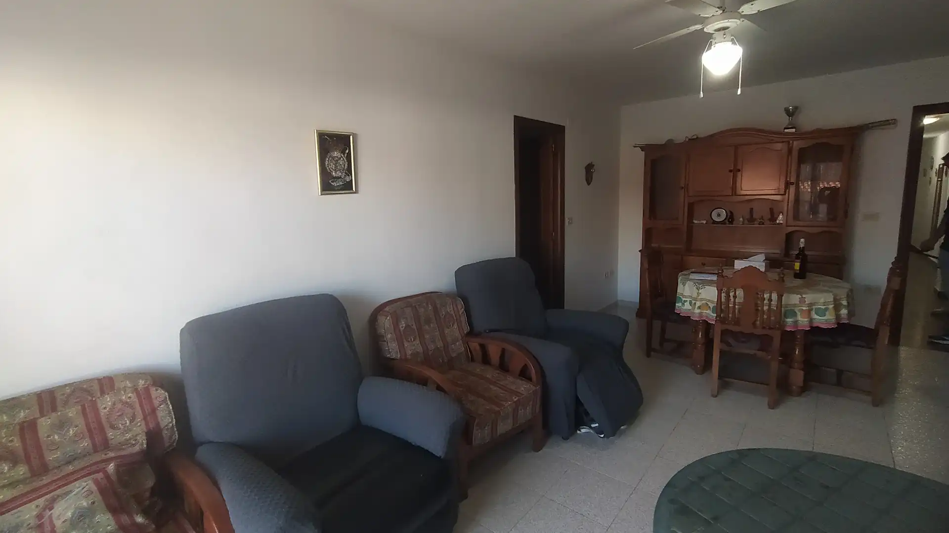 Living room of Flat for sale in Sueca  with Terrace and Furnished