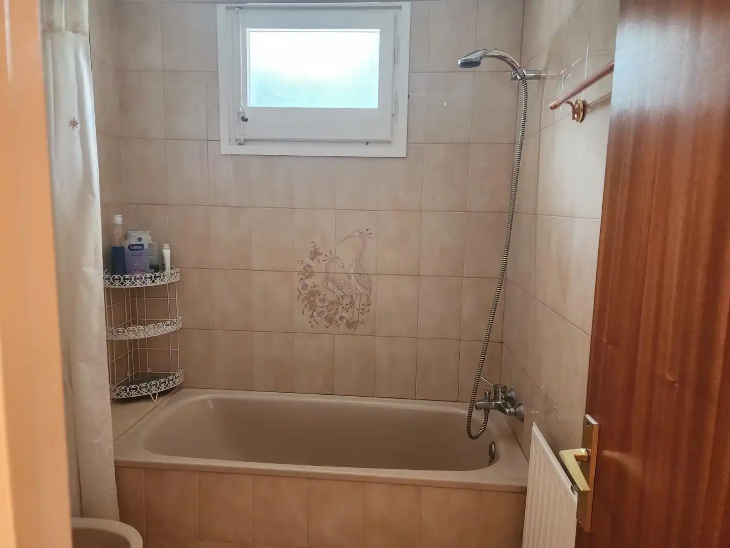 Baño de Piso de alquiler en Jaca con Calefacción, Jardín privado y Parquet