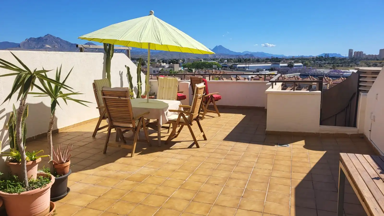 Terraza de Ático de alquiler en Sant Joan d'Alacant con Aire acondicionado, Calefacción y Terraza