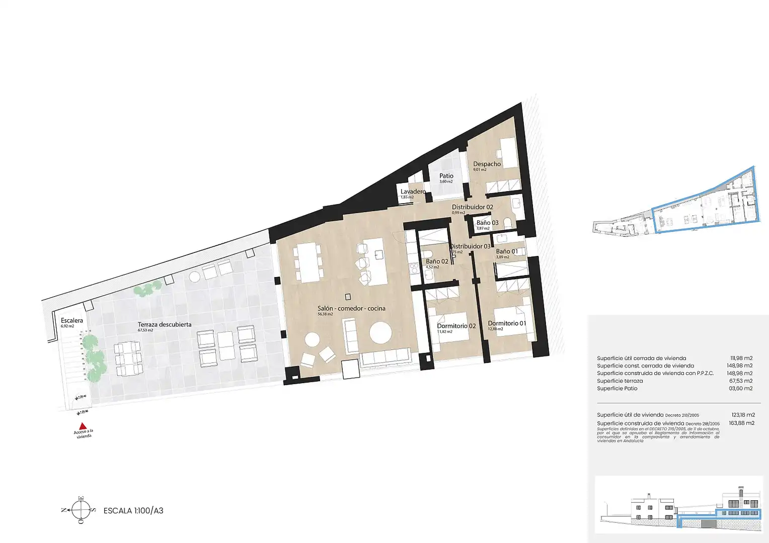 Appartement compact avec terrasse à vendre à Centro, imagen 12
