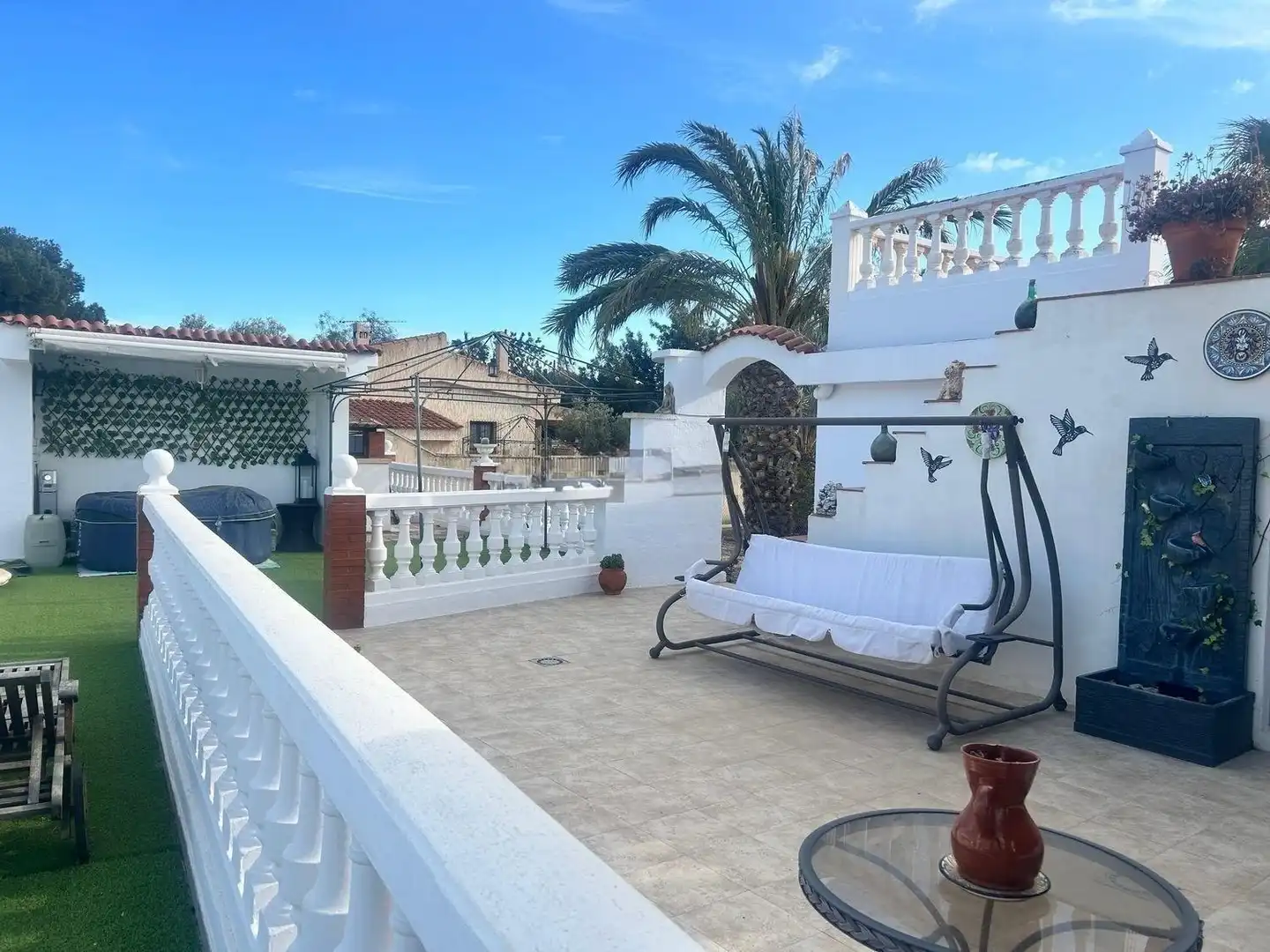 Terrasse von Haus oder Chalet zum Verkauf in Busot mit Klimaanlage, Privatgarten und Terrasse