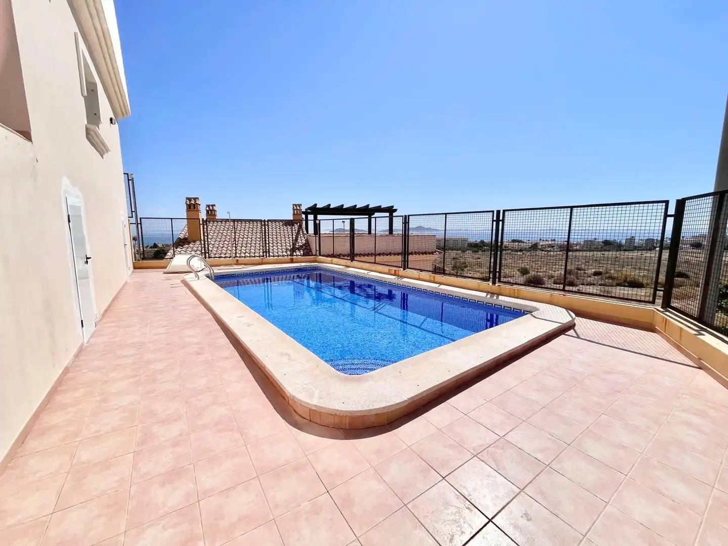 Piscina de Casa o chalet de alquiler en Cartagena con Aire acondicionado, Terraza y Amueblado
