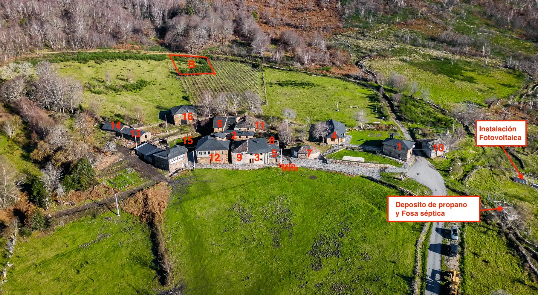 Finca rústica en venta en A Pobra do Brollón