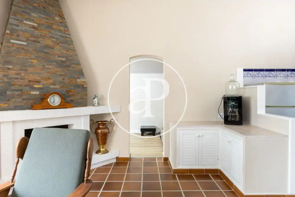 Sala de estar de Casa o chalet de alquiler en Bétera con Aire acondicionado, Calefacción y Jardín privado