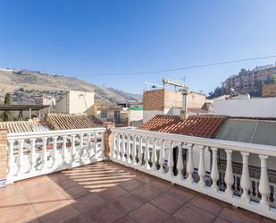 Exterior view of Single-family semi-detached for sale in  Granada Capital  with Heating, Terrace and Storage room