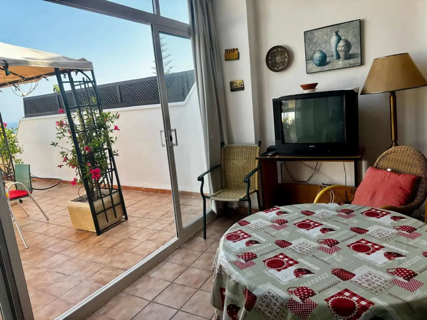 Terraza de Casa adosada en venta en Torrox con Aire acondicionado, Piscina y Amueblado
