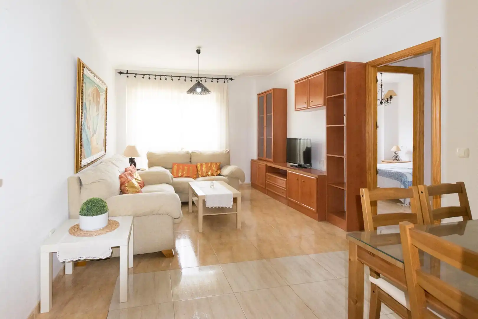 Sala d'estar de Pis en venda en Roquetas de Mar
