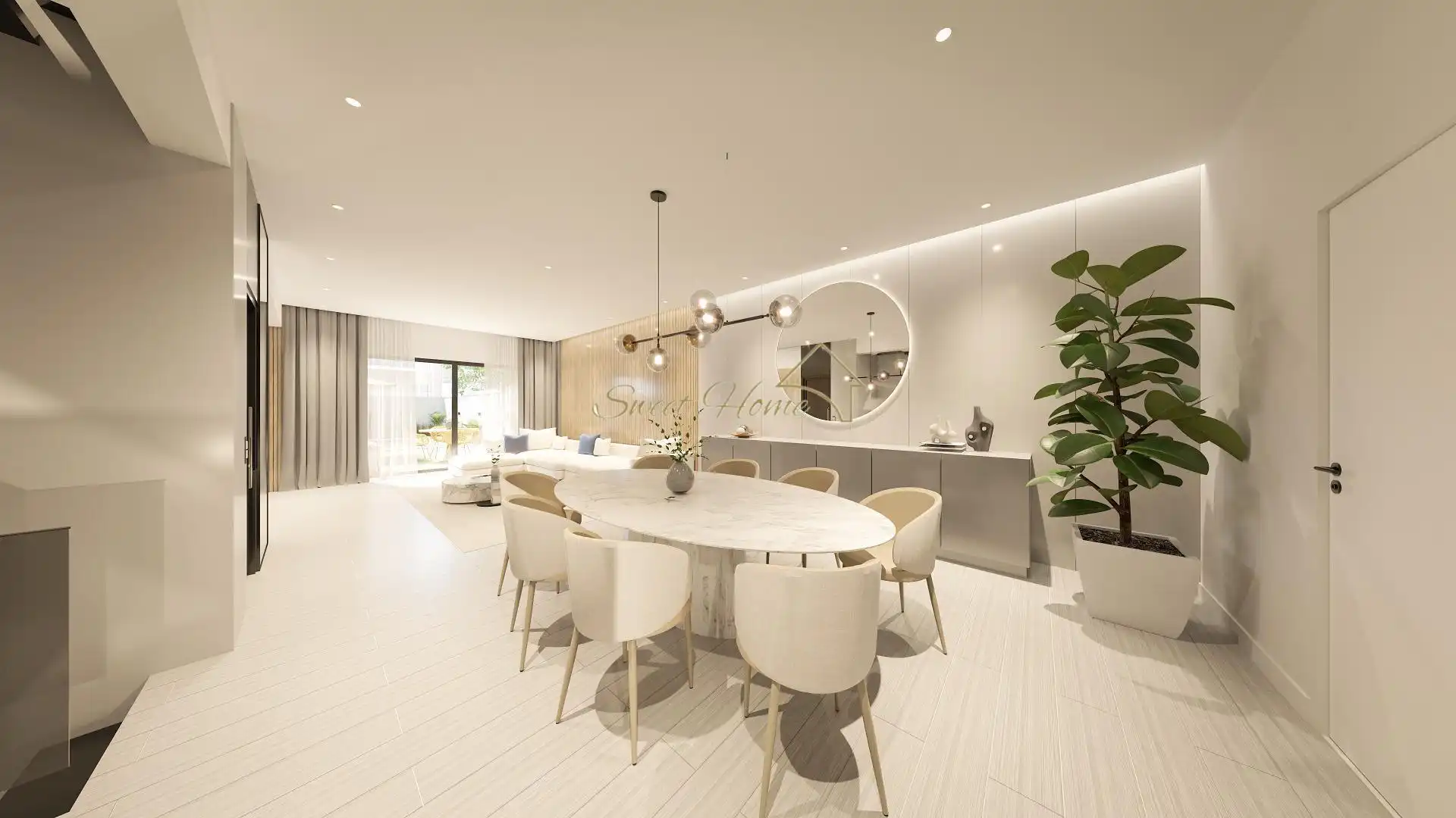 Dining room of Houses for sale in El Masnou  with Air Conditioner, Private garden and Terrace