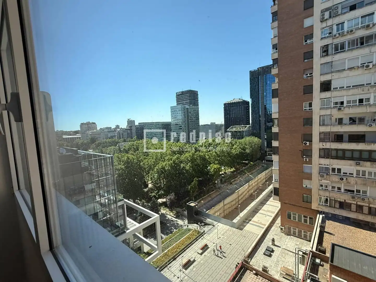 Außenansicht von Loft zur Miete in Madrid mit Klimaanlage