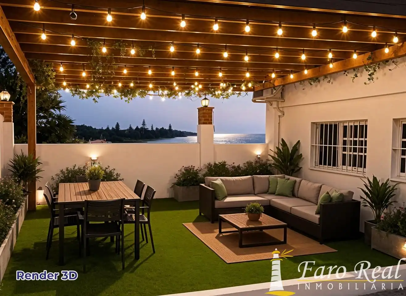 Terraza de Casa o chalet en venta en Chipiona con Aire acondicionado, Calefacción y Jardín privado