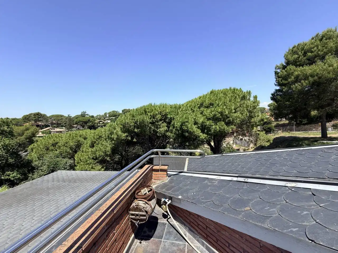 Terraza de Casa o chalet en venta en Lliçà de Vall con Aire acondicionado, Calefacción y Jardín privado