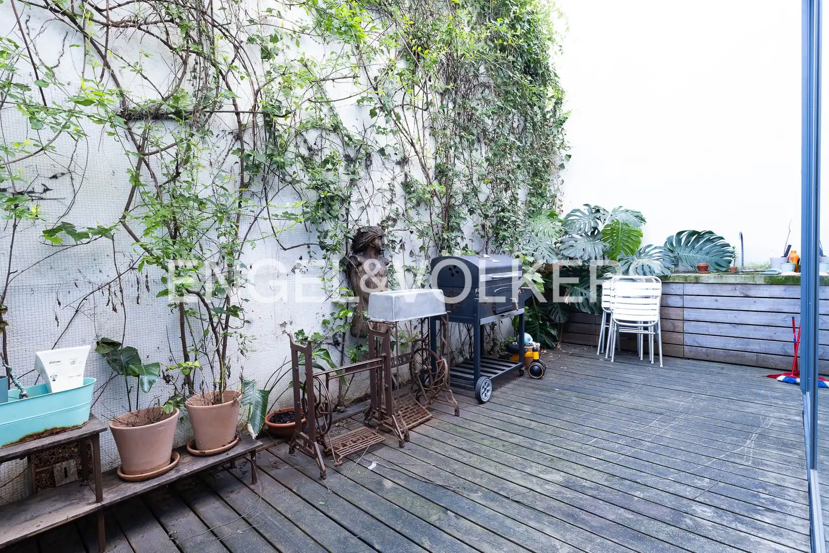 Terrasse von Wohnungen zum Verkauf in Badalona mit Klimaanlage, Heizung und Terrasse